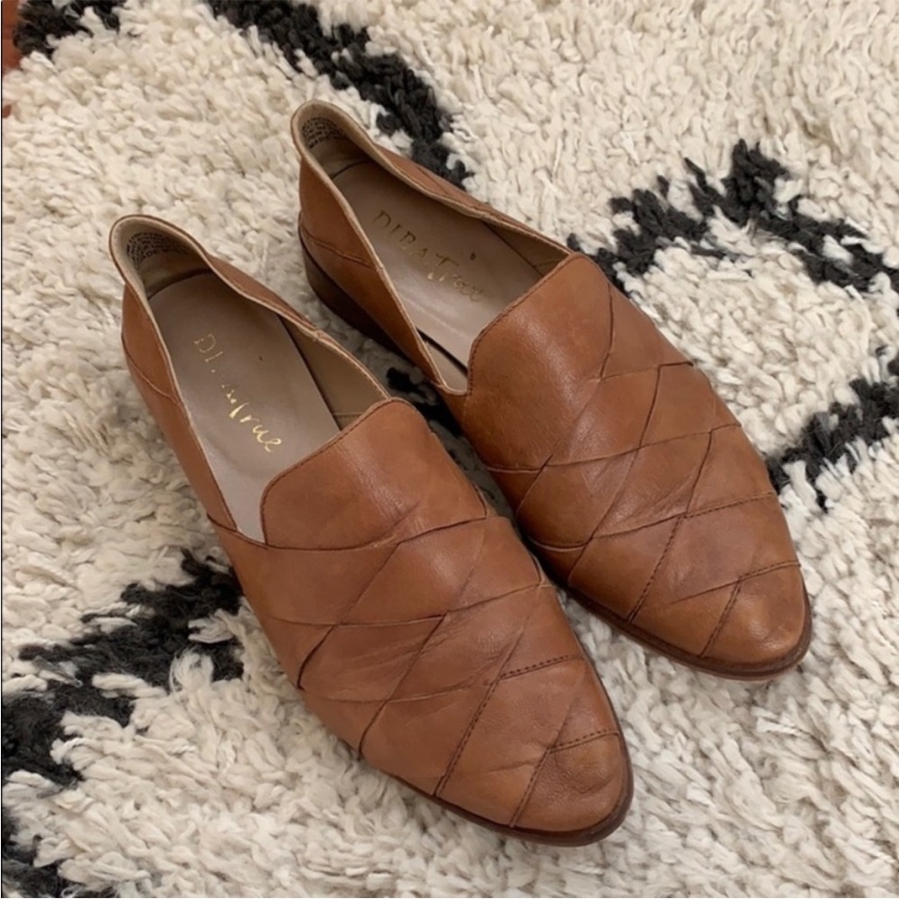 Roolee Braided Tan Genuine Leather Loafers/Slip On Shoes